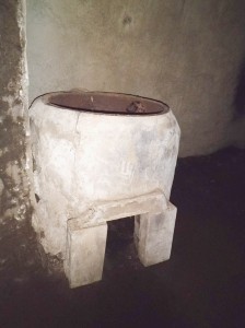 赤山地下壕の風呂窯